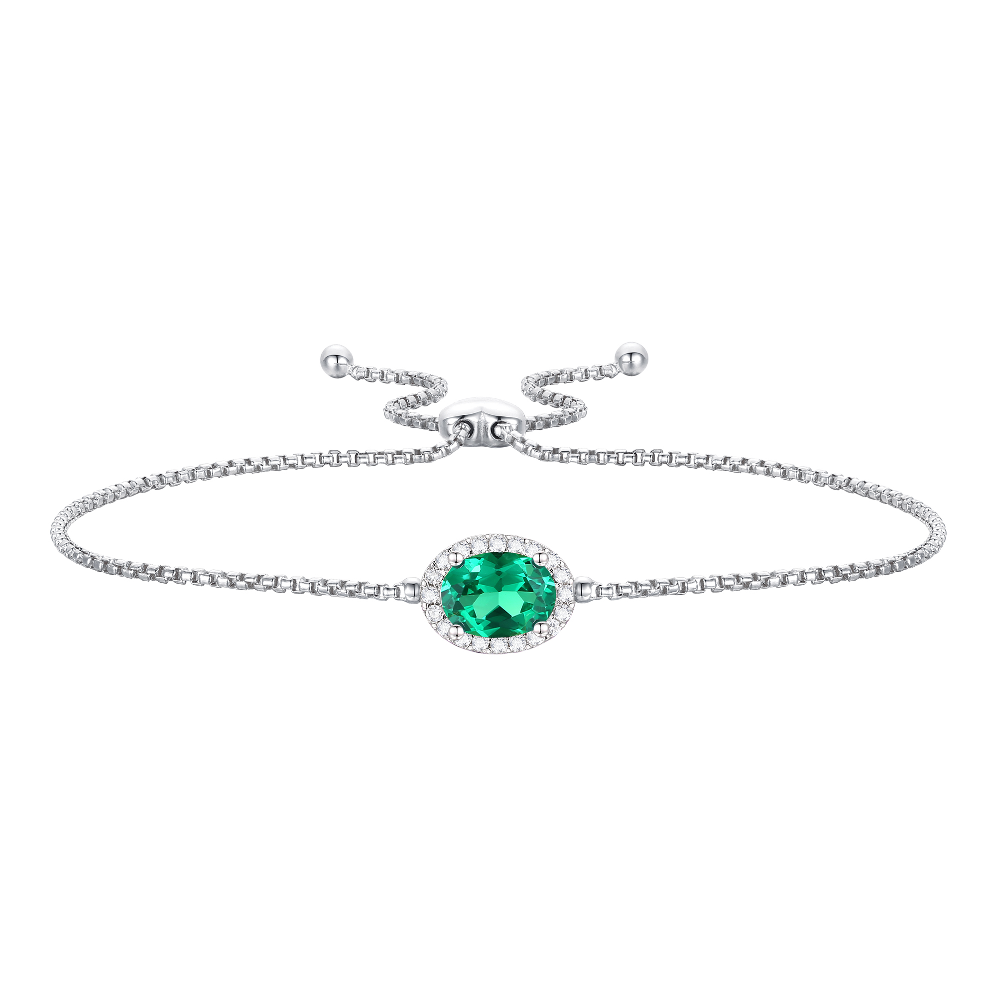 emerald bolo bracelet