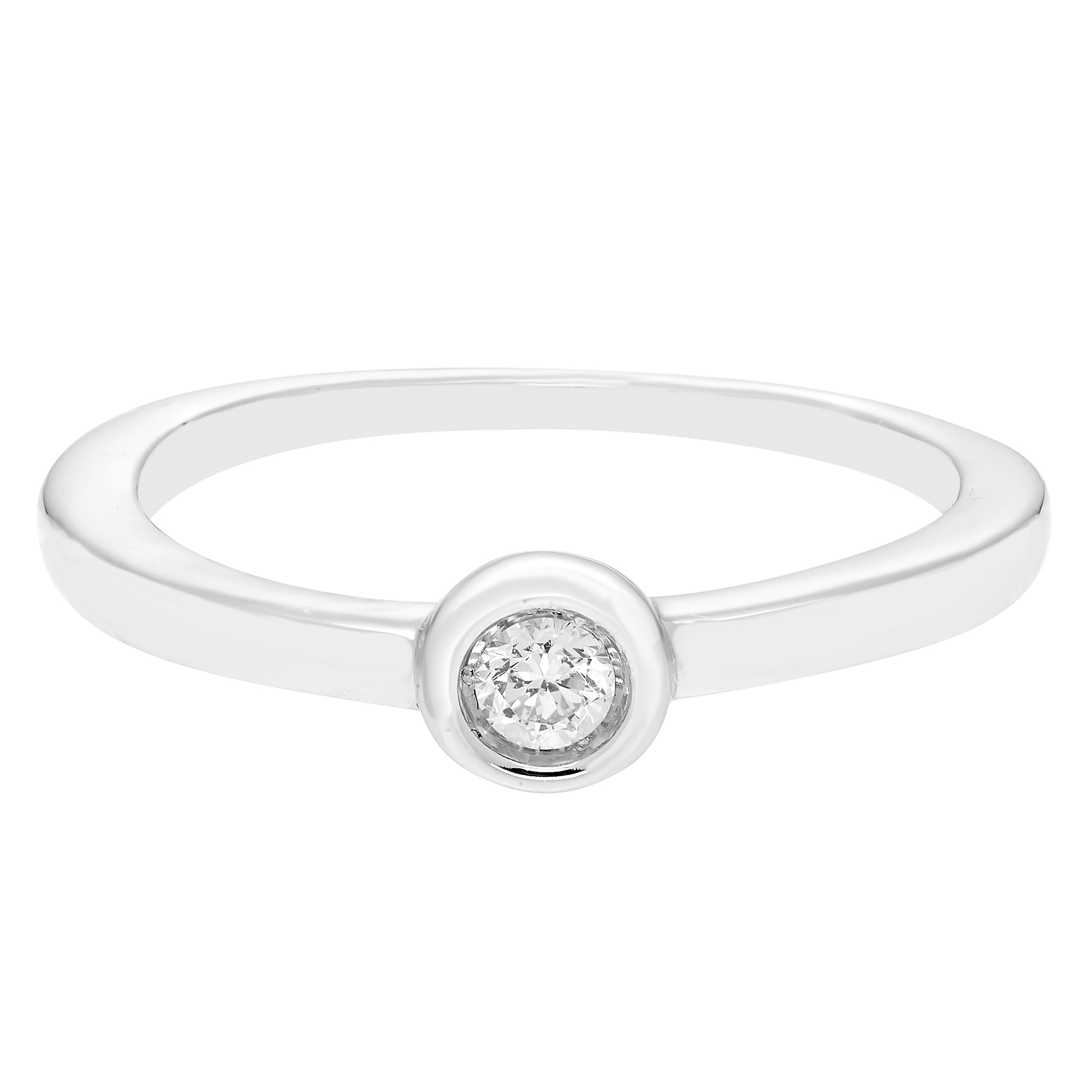 Diamond Promise Ring in 10K White Gold