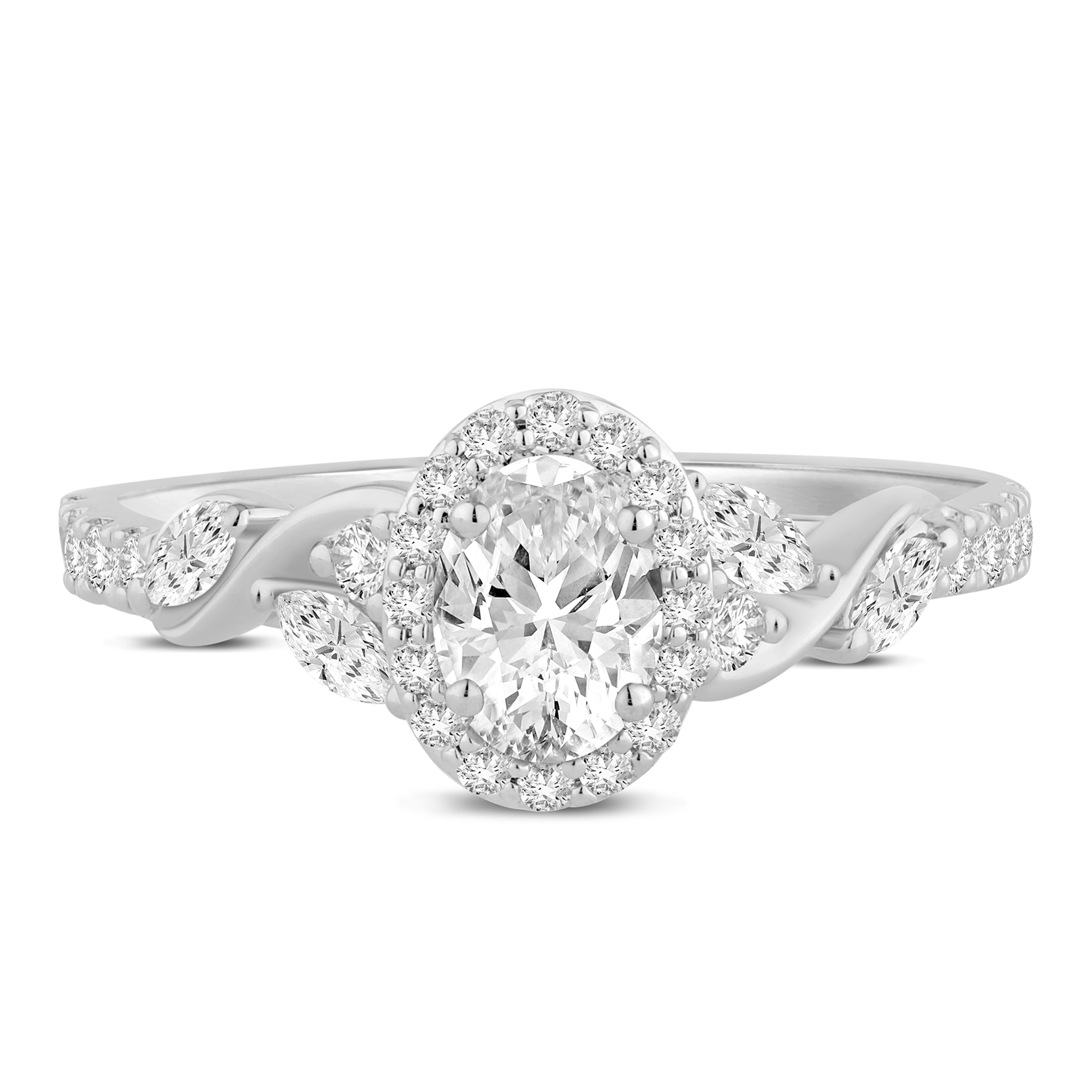 The Signature Oval Engagement Ring