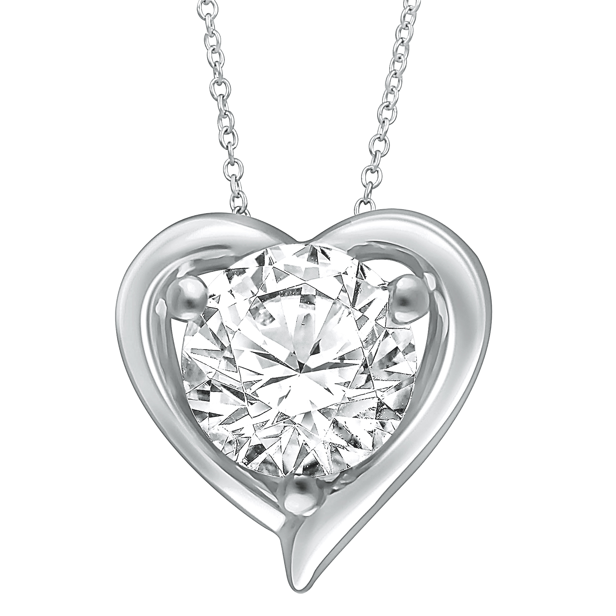 Helzberg diamonds heart on sale necklace