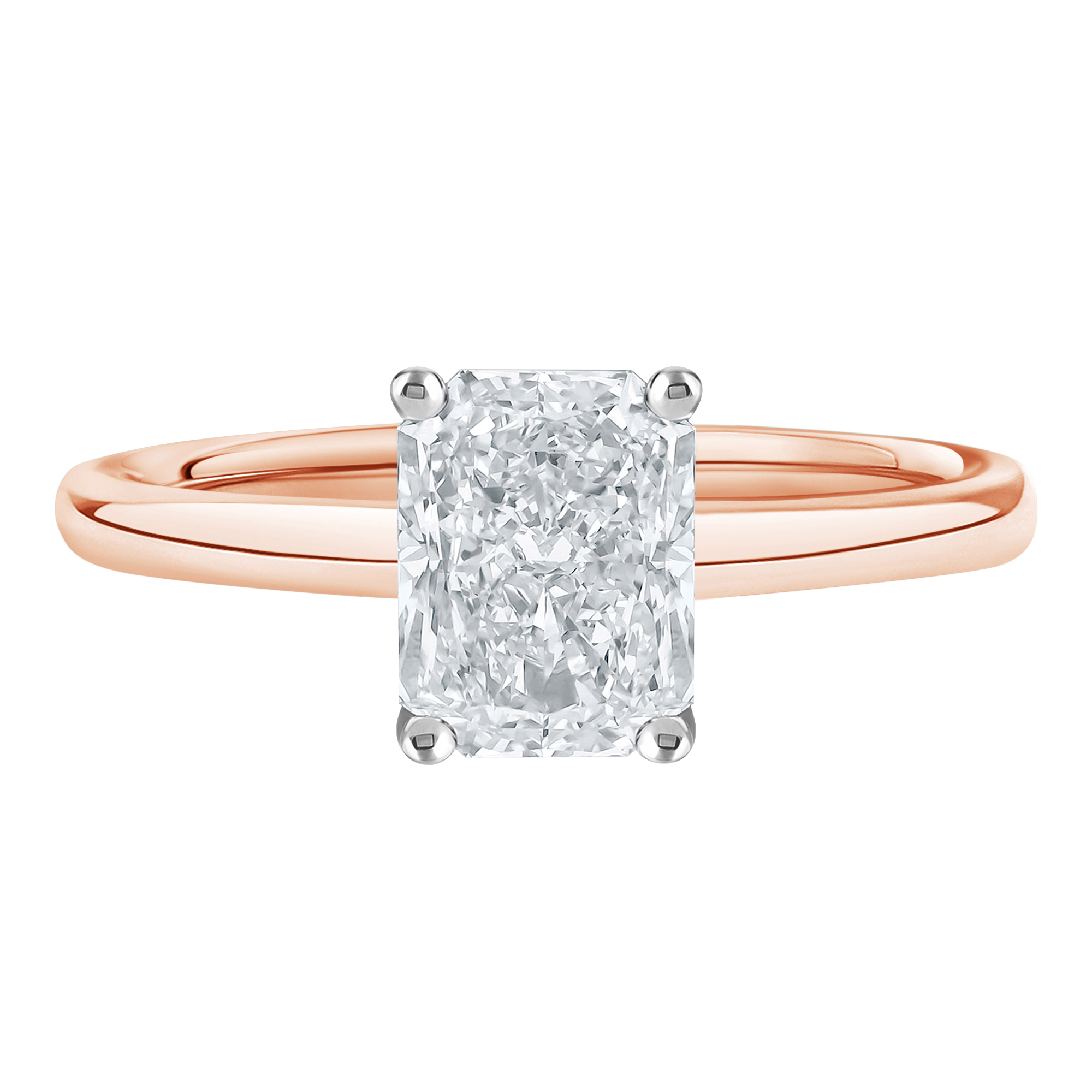 Radiant Star® Cut Light Heart® Lab Grown Diamond Solitaire