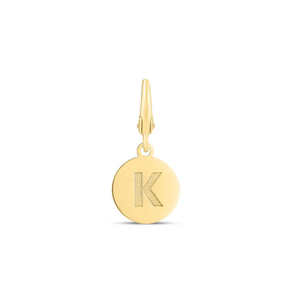  10k Yellow Gold Diamond Initial Charm Letter H Bracelet Pendant  : Claddagh Gold: Clothing, Shoes & Jewelry