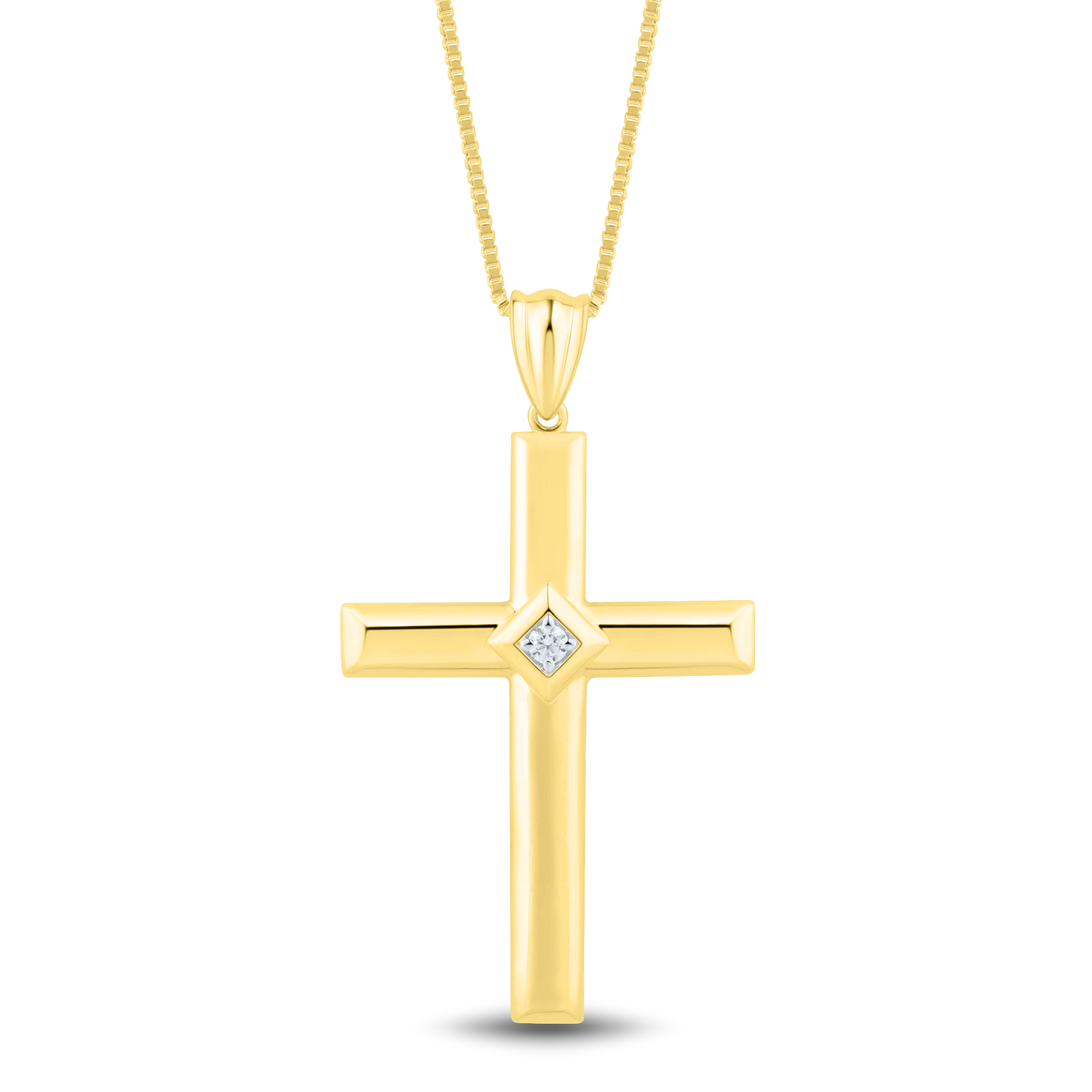 helzberg mens cross necklace