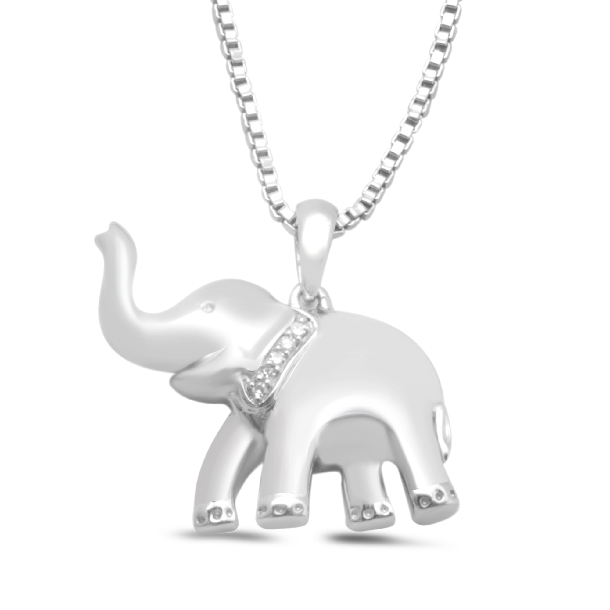 Elephant Pendant Necklace (Stainless Steel) – Simply Greek