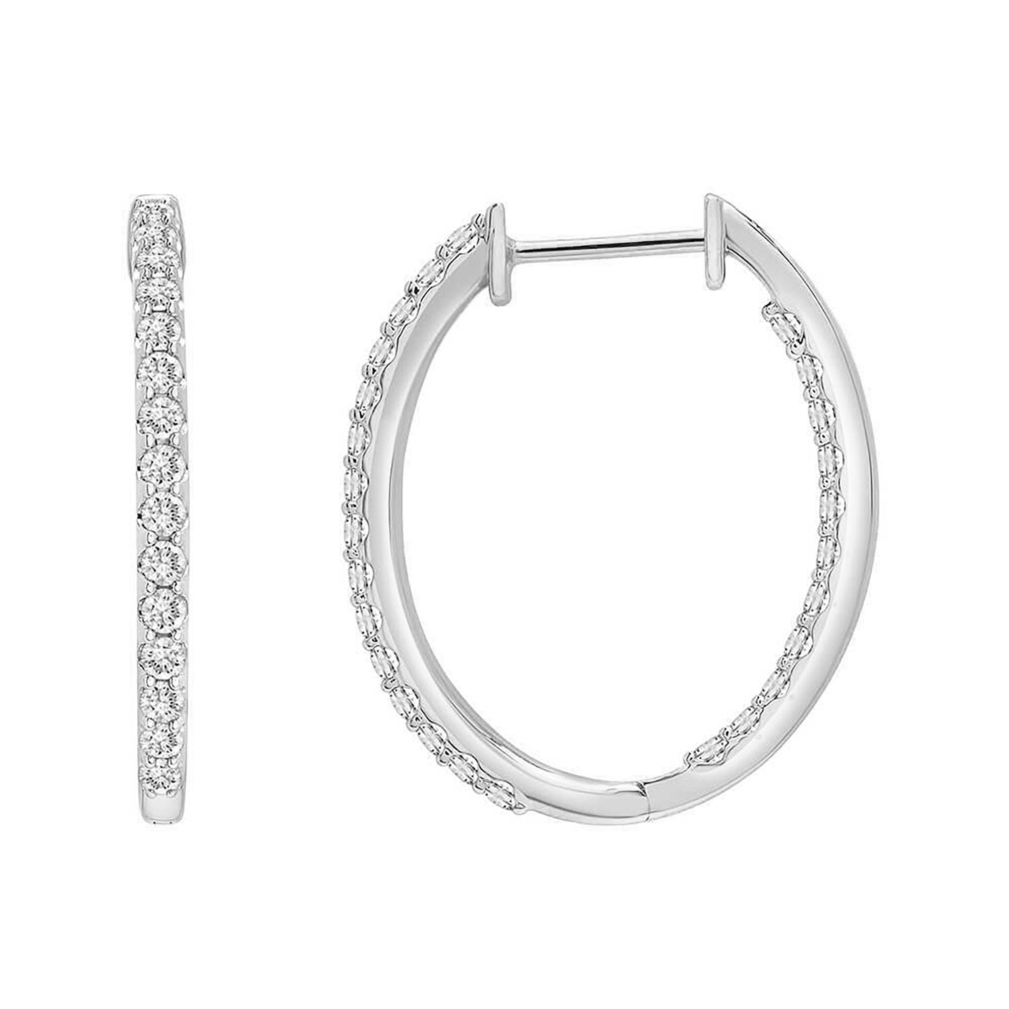 Oval Vintage Hoops from Glazd Jewels Gold