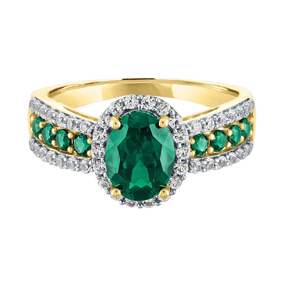 Helzberg on sale emerald ring