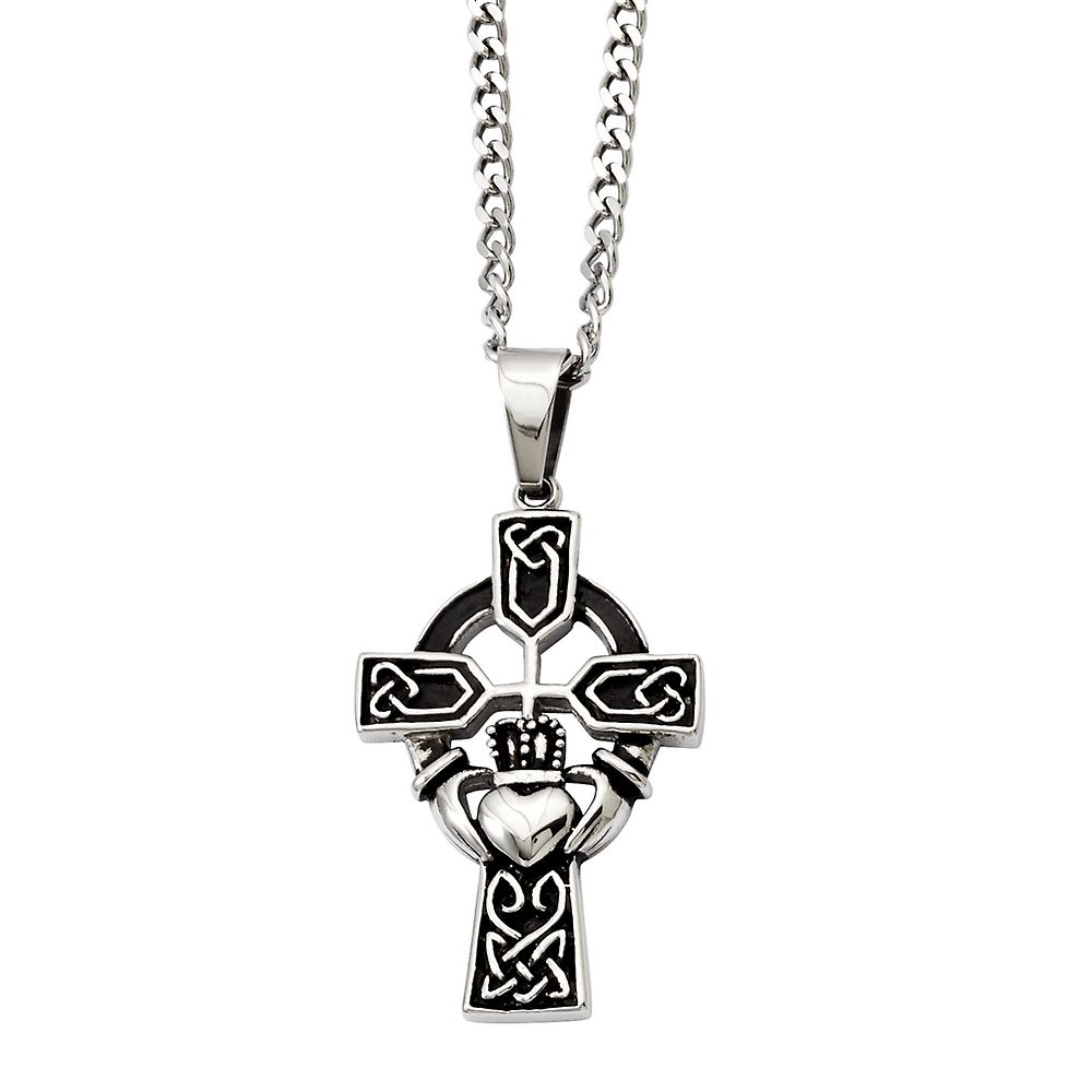 helzberg mens cross necklace